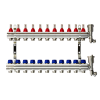 Коллекторная группа FHF-11RF set 11 контуров 1'x3/4' с расходомерами, воздухоотводчиками и кронштейнами