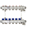 Коллекторная группа SSM-6R set 6 контуров 1'X3/4' с термостатическими клапанами и кронштейнами