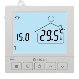 Термостат комнатный WT-R, программируемый, электронный, встраиваемый