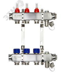 Коллекторная группа SSM-3RF set 3 контура 1'X3/4' с расходомерами и кронштейнами