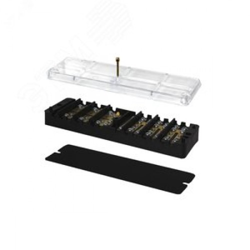 Коробка испытательная переходная КИП, черная крышка