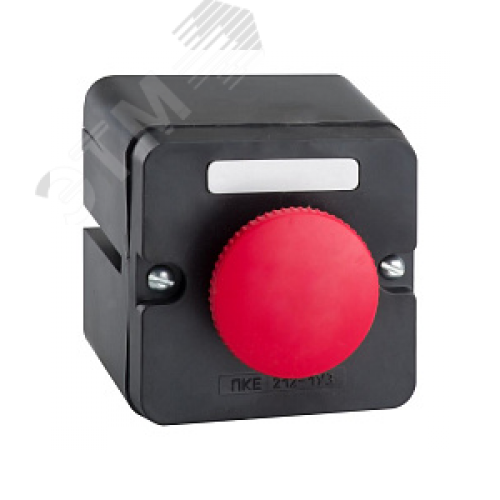 Пост кнопочный ПКЕ 222/1 красный гриб