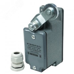 Выключатель путевой ВП16Е-23Б-231-55 У2.3 рычаг с роликом с сальником ход вправо самовозврат