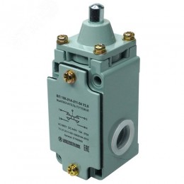 Выключатель путевой ВП 15К-21А-211-54 У2.8, толкатель, прямого действия, IP54