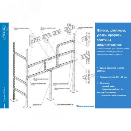 Монтажный профиль зетовый ГМЗ.40.97.2000.3.1