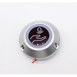 Кнопка выхода сенсорная TM-OP(S)-01WS IP65 Титанум(круглая)