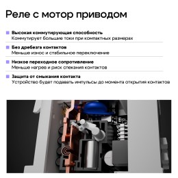 Реле напряжения и тока K5B2A с механически объединенным разрывом L и N 50А
