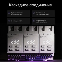 Реле напряжения и тока K5B1A для однофазных и трехфазных сетей 50A