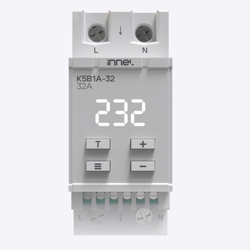 Реле напряжения и тока K5B1A для однофазных и трехфазных сетей 32A