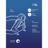 Фонарь налобный аккумуляторный 3Вт+3Вт COB коллиматорная линза Li-ion18650 1200mAh USBtC магнит зажим