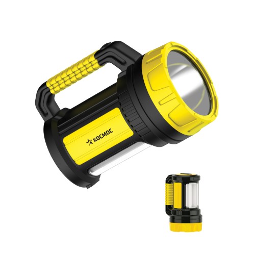 Фонарь-прожектор аккумуляторный , 5W LED + 20x0,5 W LED, аккум. 4V 2Ah, 300Lm - 6 часов, 380Lm - 3 часа,