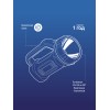 Фонарь-прожектор аккумуляторный , 3W LED, аккум. 4V 1,2Ah, 150Lm - 5 часов, 50Lm - 13 часа,