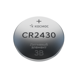 Батарейка CR2430 литиевая 3V блистер 1 шт