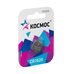 Батарейка CR1620 литиевая 3V блистер 1 шт