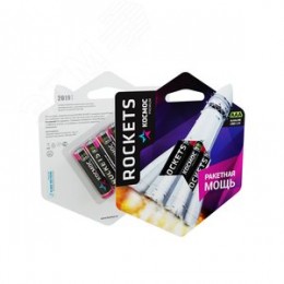 Батарейка  LR03 (AAA) 1.5V Alkaline 4BL Rockets