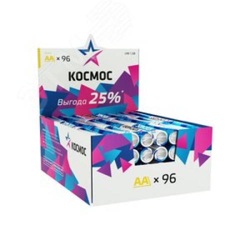 Батарейка  LR6 AA, Alkaline 1.5В, 96 шт/уп,