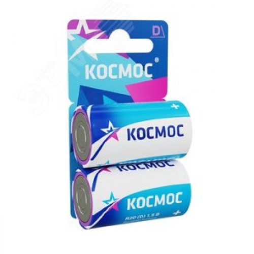 Батарейка  R20 (D) 1.5V Zinc carbon 2BL