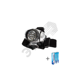 Фонарь налобный, 14 LED, 3 батарейки ААА, 130Lm