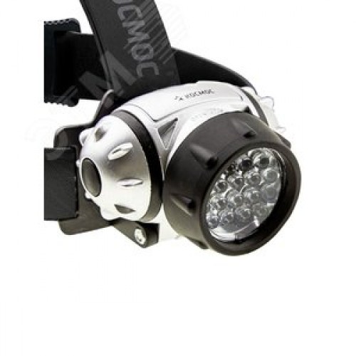 Фонарь налобный, 14 LED, 3 батарейки ААА, 130Lm