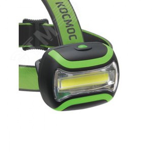 Фонарь налобный, 3W COB LED, 3 батарейки АА, 180Лм