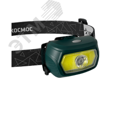 Фонарь налобный аккумуляторный 3Вт+5 Вт COB коллиматорная линза съемн Li-ion 18650 1200mAh Usb typeC