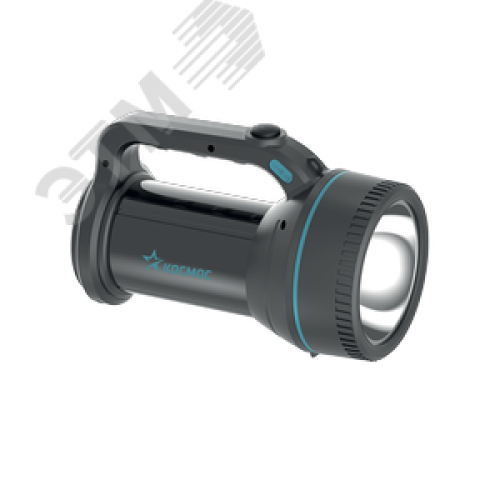 Фонарь-прожектор аккумуляторный, 7W LED, аккум. 3,7V 3,6 ah, 420Лм - 6 часов, 125м - 24 часа