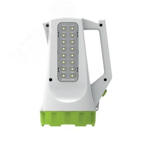 Фонарь-прожектор аккумуляторный , 3W LED + 16 SMD LED, аккум. 4V 1,2Ah, 240Lm - 6 часов, 200 Lm - 8 часов,
