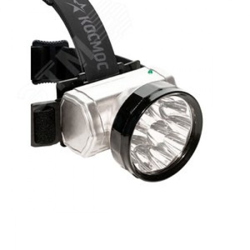 Фонарь налобный аккумуляторный, 10 LED, аккумулятор 3 АА, 140 Lm, 12 часов