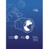 Фонарь налобный аккумуляторный, 5W LED, аккумулятор 4V 2Ah, 280 Lm, 3 часа