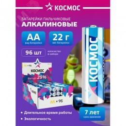 Батарейка алкалиновая пальчиковая АА LR6 упаковка 96 шт