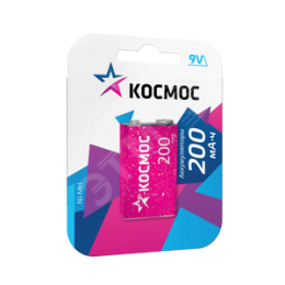 Аккумулятор 200мАч 6F22 NiMh 1Bl