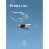 Фонарь ручной 1Вт LED, 3xAAА, корпус алюминий, ремешок ручной