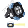 Фонарь светильник рабочая серия 4Вт COBLED+1ВтLED/2 линзы/3xAA/корпус ABS-пластик, КОСМОС