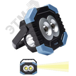 Фонарь светильник рабочая серия 4Вт COBLED+1ВтLED/2 линзы/3xAA/корпус ABS-пластик, КОСМОС