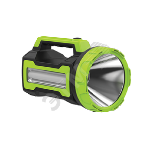 Фонарь-прожектор светодиодный аккумуляторный , LED 10вт+4вт, з/у 220/12в, usb выход