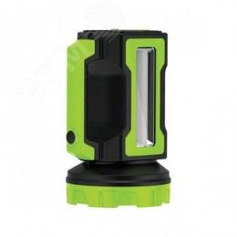 Фонарь-прожектор светодиодный аккумуляторный , LED 10вт+4вт, з/у 220/12в, usb выход