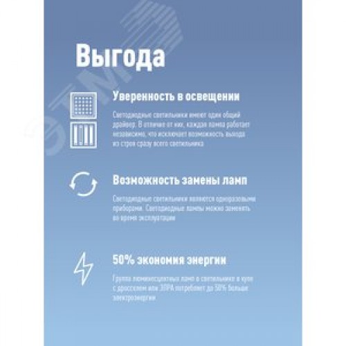 Лампа светодиодная LED 10Вт T8 G13 D25х600 4000К белый 1100 лм