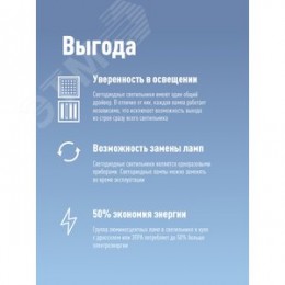 Лампа светодиодная LED 20Вт T8 G13 D25х1200 4000К белый 2000 лм