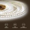 Лента светодиодная 12В 12 Вт/м IP20 4000К smd2835 120LED/м 1300 Лм/м 5м