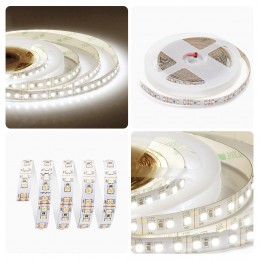 Лента светодиодная 12В 12 Вт/м IP20 4000К smd2835 120LED/м 1300 Лм/м 5м