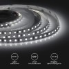 Лента светодиодная 12В 9,6 Вт/м IP20 4000К smd3528 120LED/м 600 Лм/м 5м