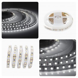 Лента светодиодная 12В 9,6 Вт/м IP20 4000К smd3528 120LED/м 600 Лм/м 5м