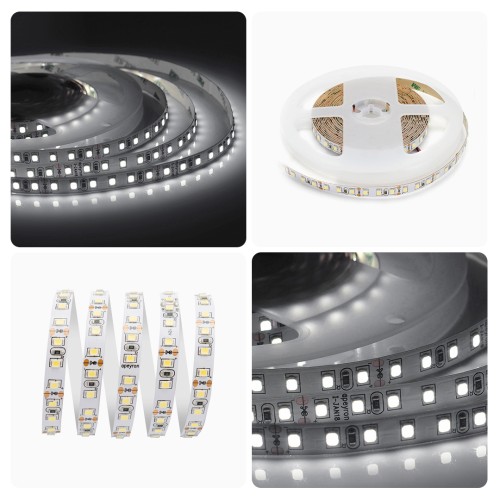 Лента светодиодная 12В 9,6 Вт/м IP20 4000К smd3528 120LED/м 600 Лм/м 5м