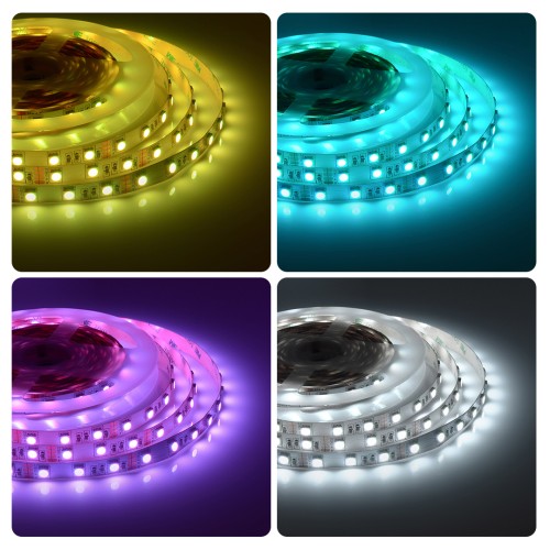 Лента светодиодная 12В 14,4 Вт/м RGB smd5050 60LED/м 5м