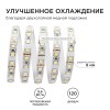 Лента светодиодная 12В 9,6 Вт/м IP20 6500К smd3528 120LED/м 600 Лм/м 5м