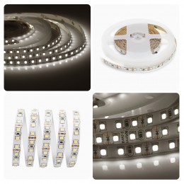 Лента светодиодная 12В 9,6 Вт/м IP20 3000К smd3528 120LED/м 600 Лм/м 5м