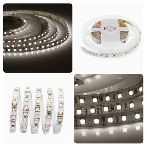 Лента светодиодная 12В 9,6 Вт/м IP20 3000К smd3528 120LED/м 600 Лм/м 5м
