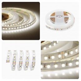 Лента светодиодная 24В 10 Вт/м IP20 3000К smd3528 120LED/м 900 Лм/м 5м
