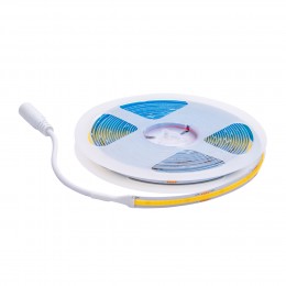 Лента светодиодная 24В 12 Вт/м IP20 3000К COB CRI 90+ 320LED/м 1000 лм/м 5м