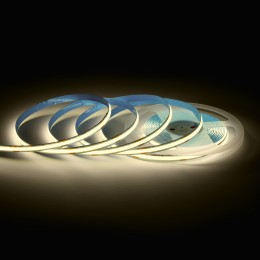 Лента светодиодная 24В 12 Вт/м IP20 3000К COB CRI 90+ 320LED/м 1000 лм/м 5м